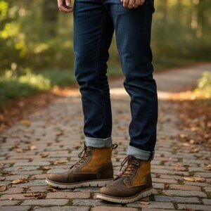 Timberland SensorFlex Men’s Leather & Suede Boots size 9 (A2)